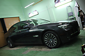 Оклейка оконных молдингов под ShadowLine BMW 7F01
