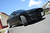 Частичная оклейка матовой пленкой Dodge Charger