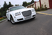 Оклейка в белый металлик (алмазная крошка) Chrysler 300C