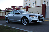 Антигравийная защита Audi A6. Защита капота и крыльев