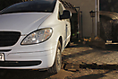 Оклейка бамперов Mercedes Vito Карбон 3Д белый_2