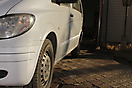 Оклейка бамперов Mercedes Vito Карбон 3Д белый_3