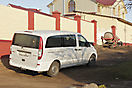Оклейка бамперов Mercedes Vito Карбон 3Д белый_4