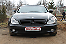 Оклейка молдингов и решетки в черный Mercedes CLS (C219)