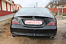 Оклейка молдингов и решетки в черный Mercedes CLS (C219)_4