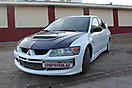Оклейка в Белый цвет Mitsubishi Lancer Evolution 8