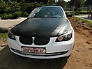 Комбиная : Белый матовый с Черной кожей аллигатора на BMW 5 E60_8