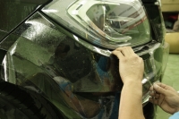 Антигравийная пленка. Установка защитной полиуретановой пленки на Mercedes Bens GL